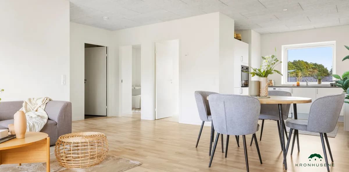3-vær. rækkehus på 86 m² - Rønde