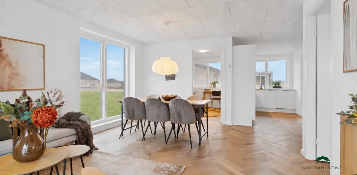 5-vær. rækkehus på 115 m² - Rønde