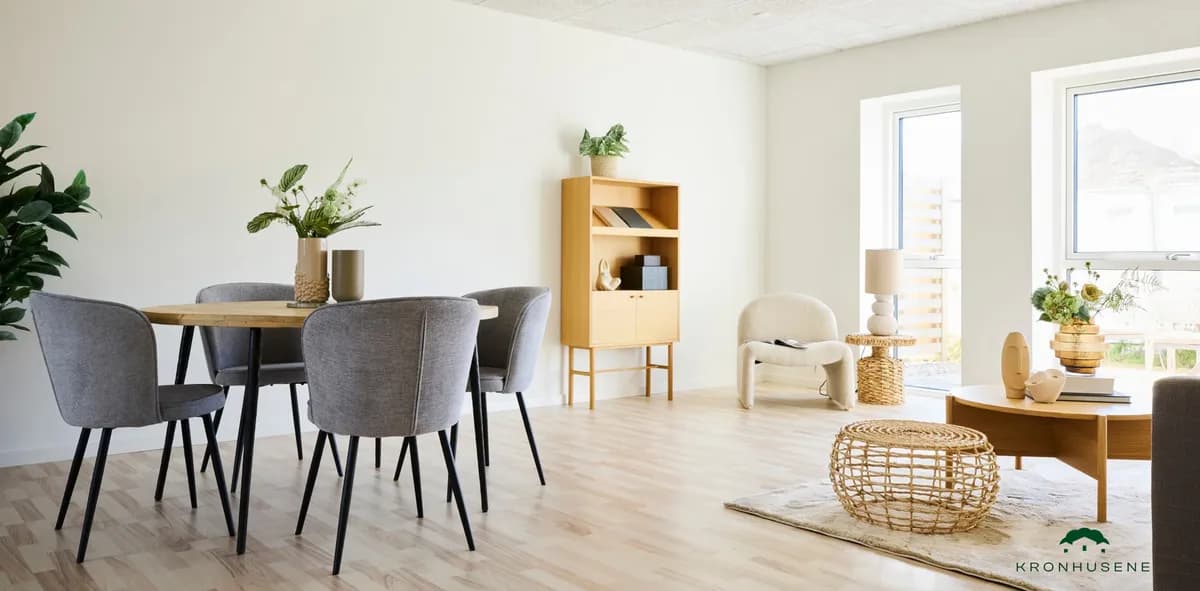 3-vær. rækkehus på 90 m² - Rønde