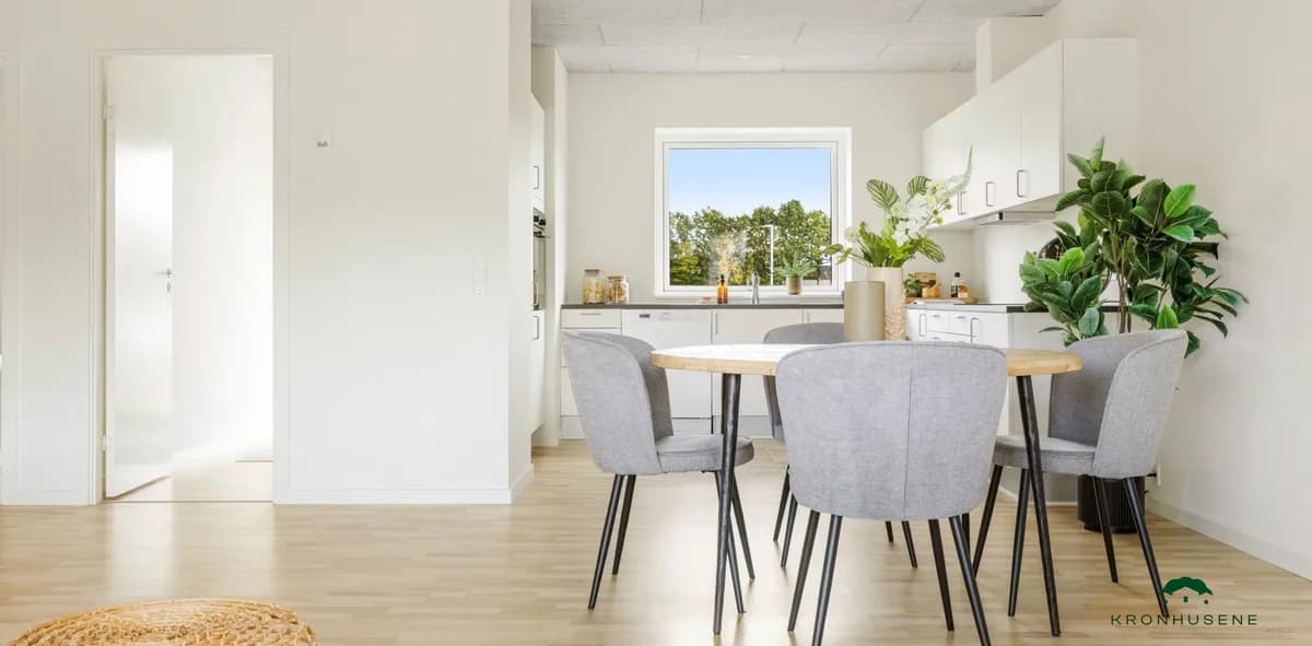 3-vær. rækkehus på 90 m² - Rønde