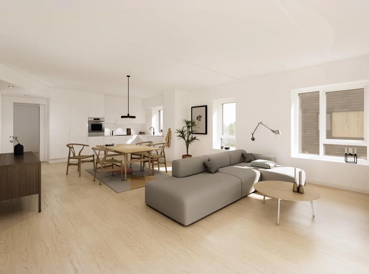 3-vær. lejlighed på 106 m² - Hedensted