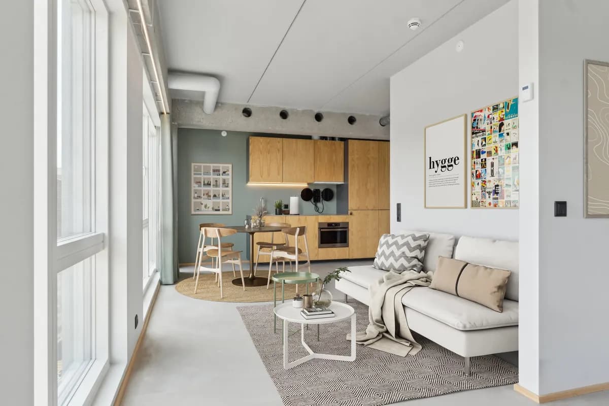 1-vær. lejlighed på 55 m² - København NV