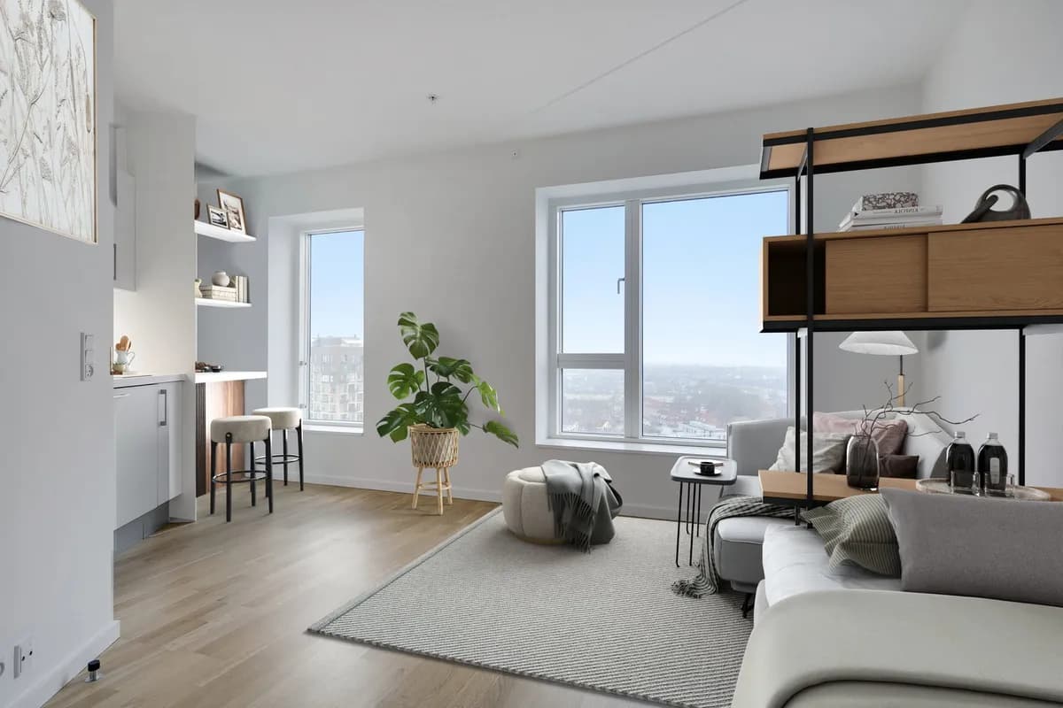 1-room apartment, 33 m² - Valby