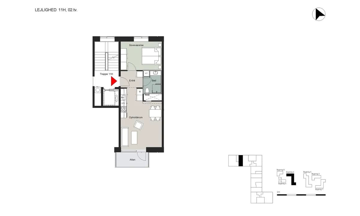 2-vær. lejlighed på 66 m² - København S