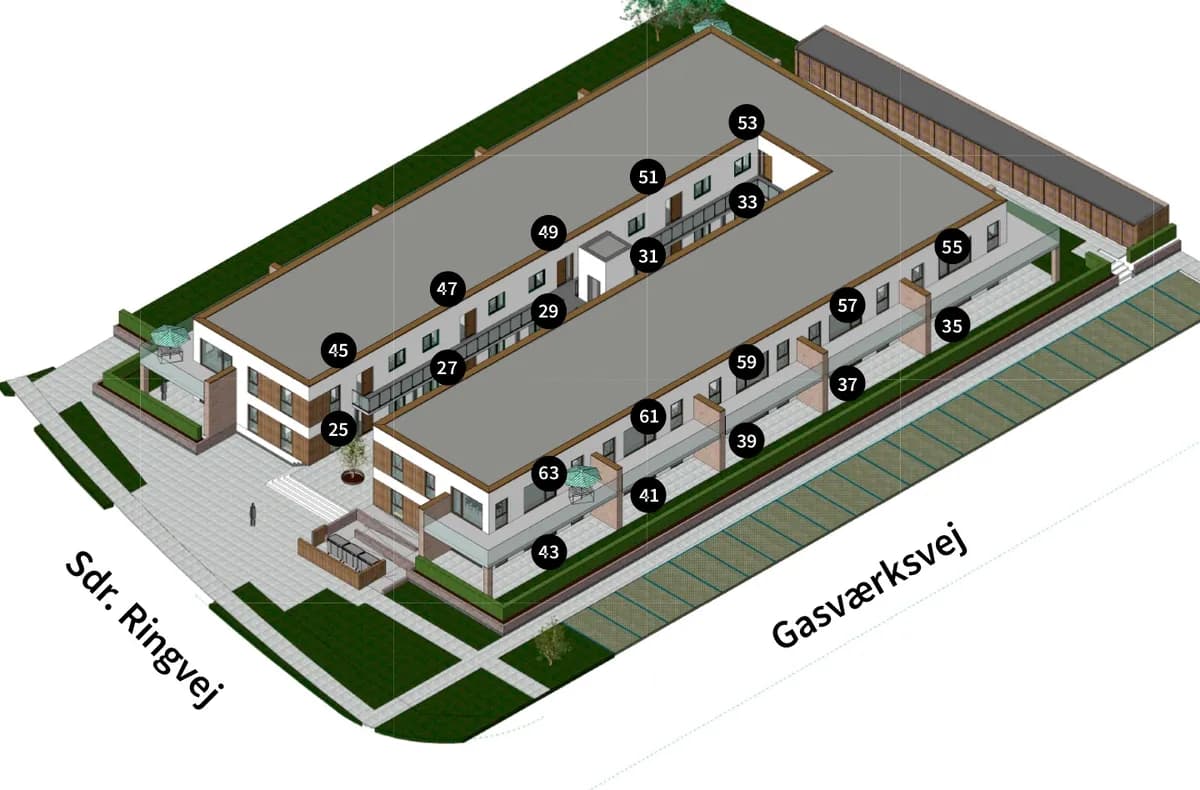 4-vær. lejlighed på 115 m² - Sæby