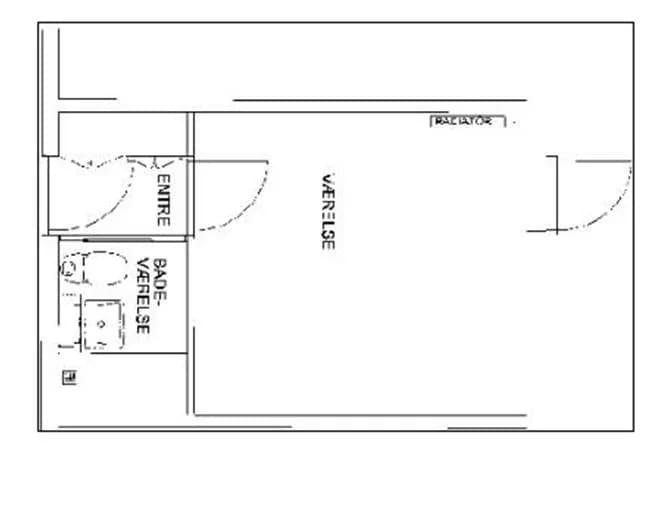 1-vær. værelse på 13 m² - Albertslund