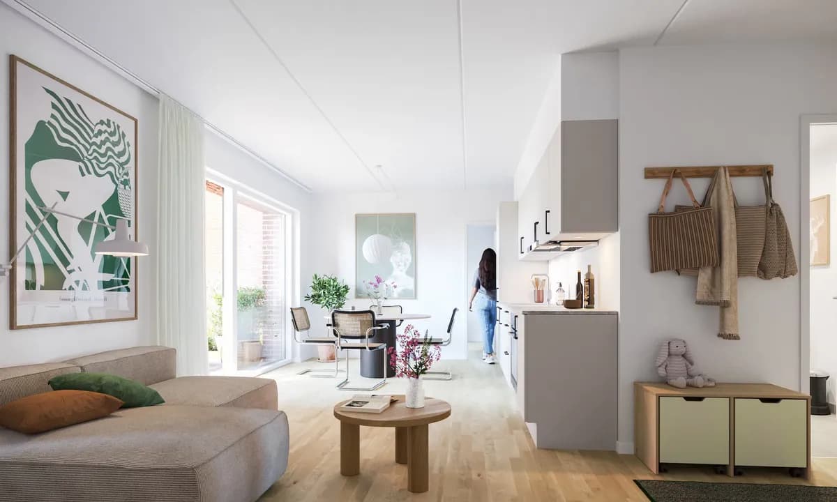 2-room apartment, 53 m² - Hvidovre