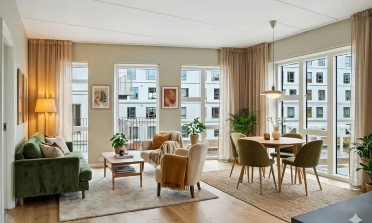 3-vær. lejlighed på 80 m² - København S