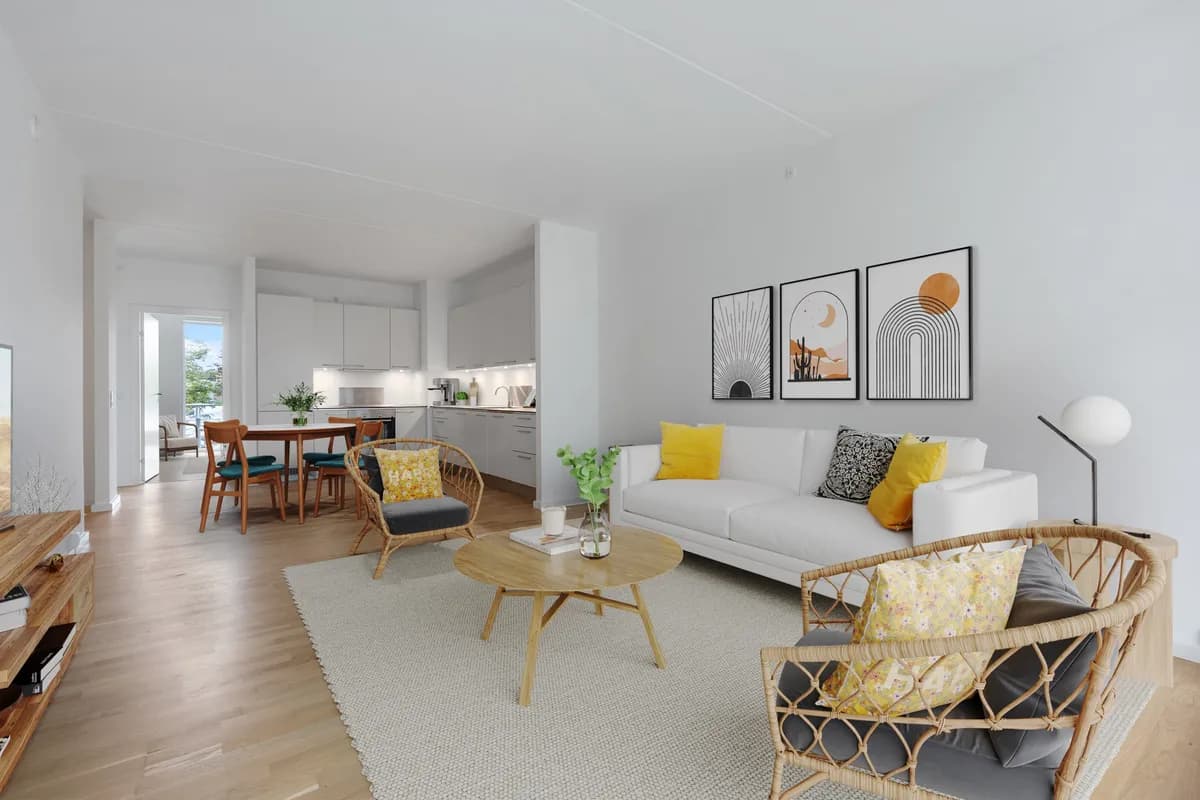 3-vær. lejlighed på 82 m² - Søborg