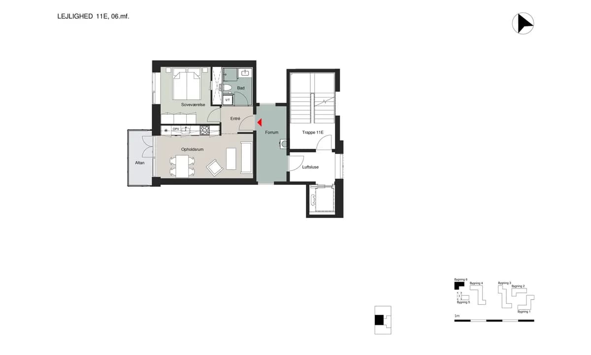 2-vær. lejlighed på 63 m² - København S