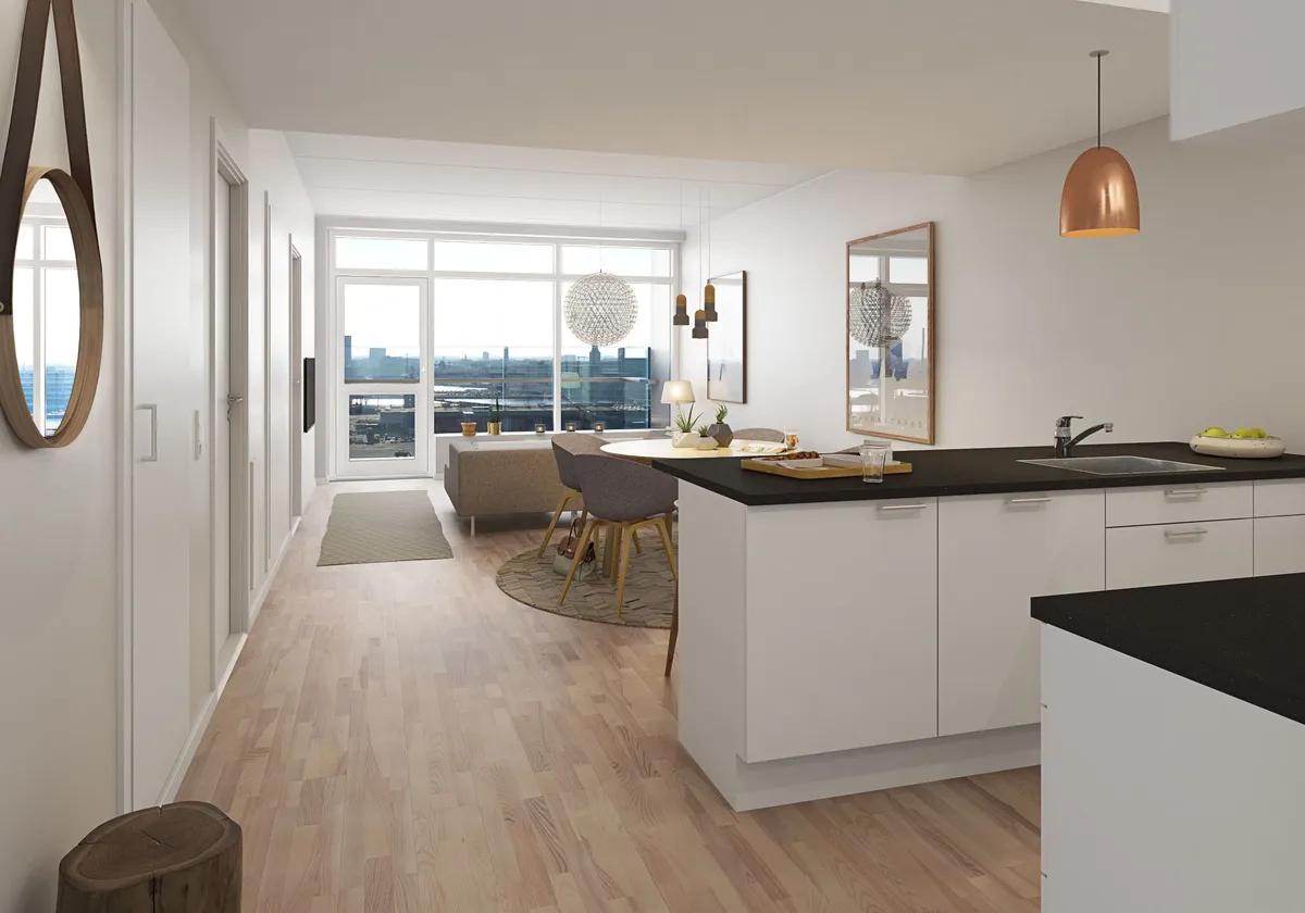 2-vær. lejlighed på 75 m² - Aarhus C