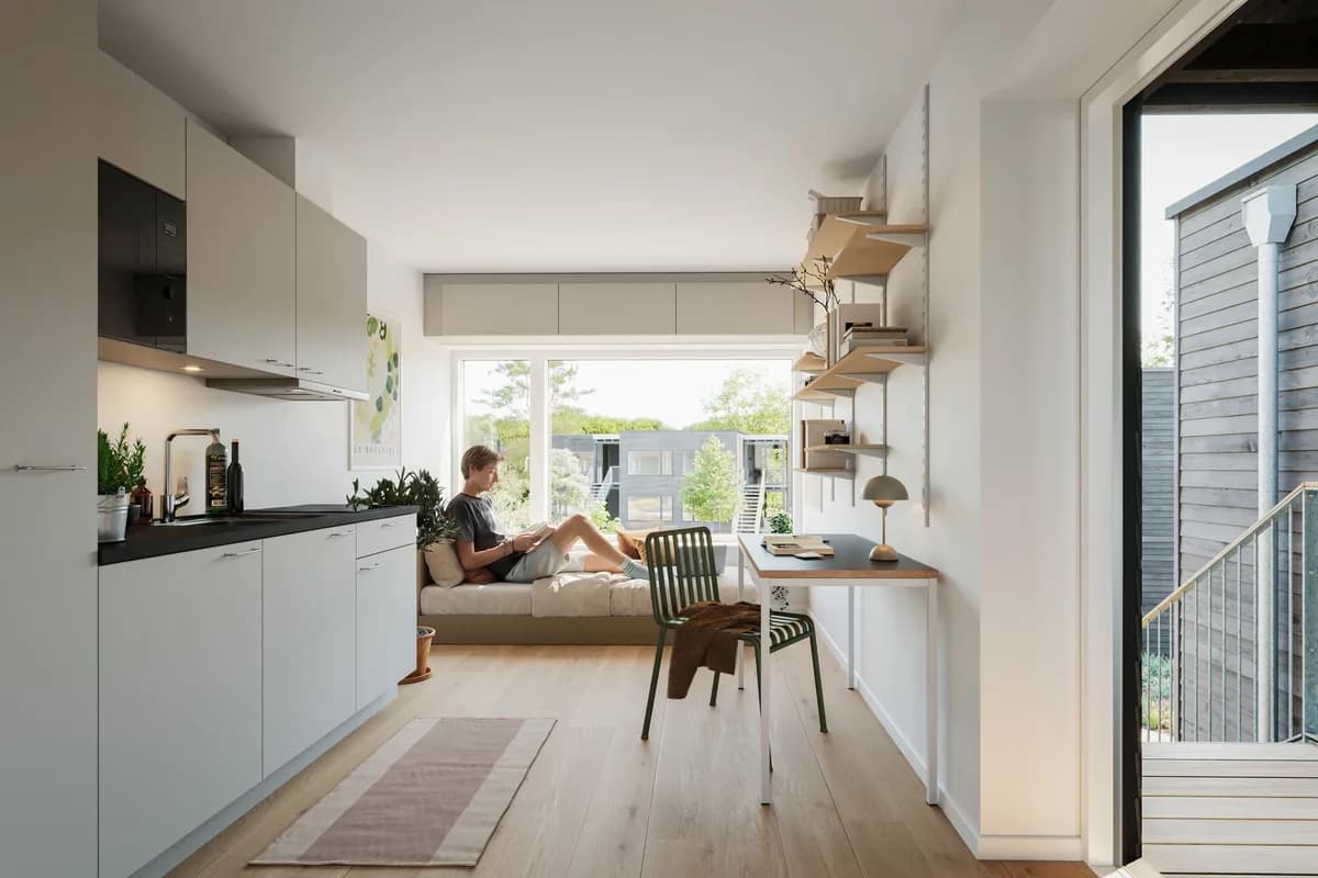 1-vær. lejlighed på 23 m² - Kalundborg